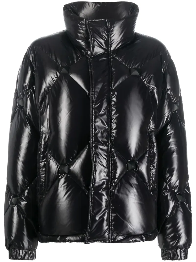 Philipp Plein quiltad puffjacka - Svart