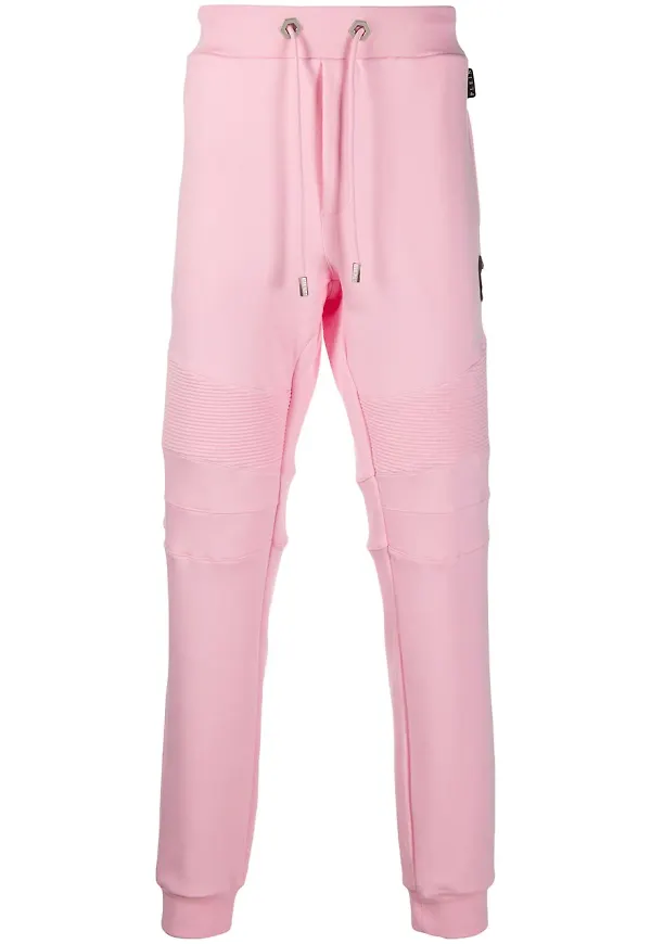 Philipp Plein quiltade träningsbyxor - Rosa