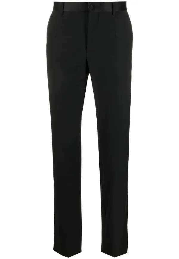 Philipp Plein raka byxor - Svart