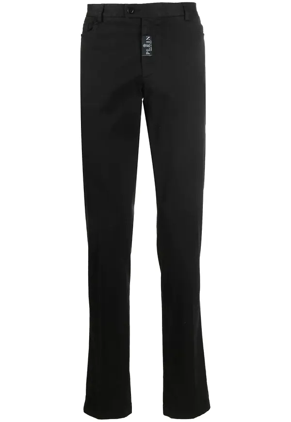 Philipp Plein raka byxor - Svart