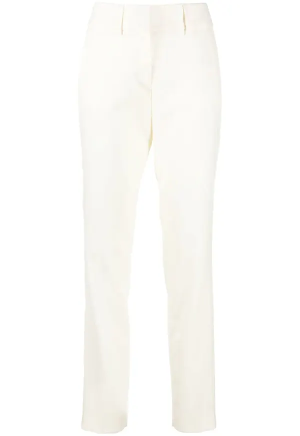 Philipp Plein raka stretchbyxor - Vit
