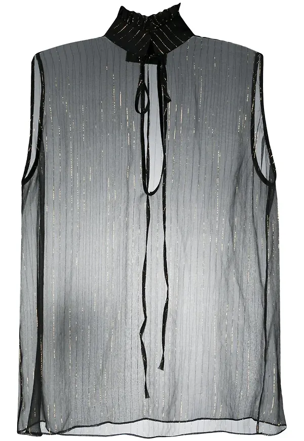 Philipp Plein randig blus - Svart