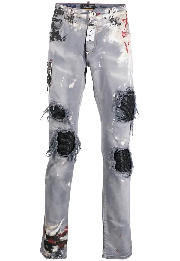 Philipp Plein Rock Star jeans - Blå
