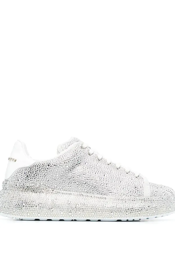 Philipp Plein Runner Crystal sneakers - Grå