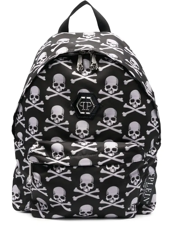 Philipp Plein ryggsäck med dödskalle - Svart