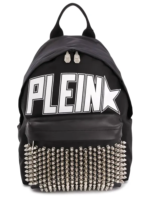 Philipp Plein ryggsäck med nitar - Svart