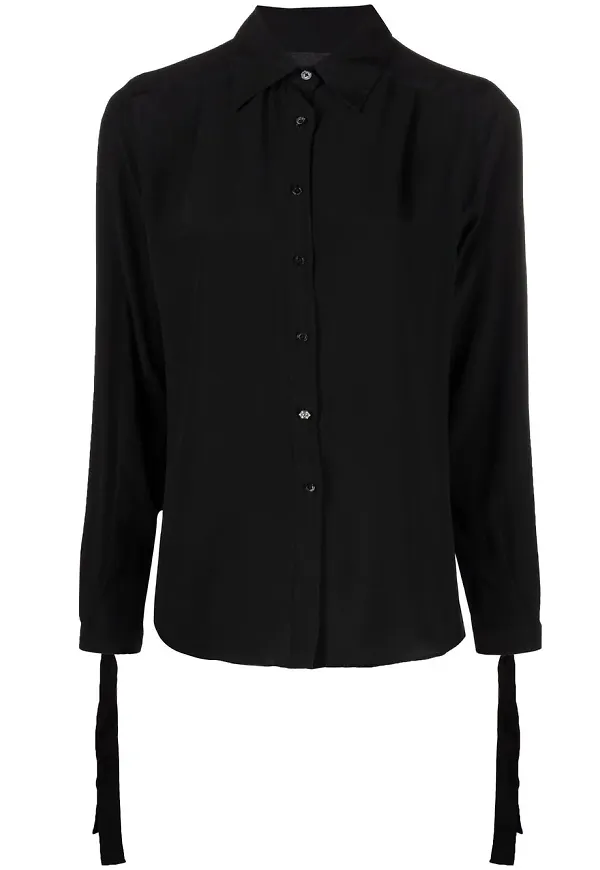 Philipp Plein sidenskjorta - Svart