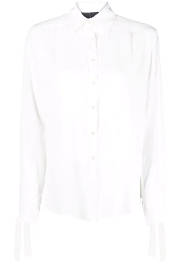 Philipp Plein sidenskjorta - Vit