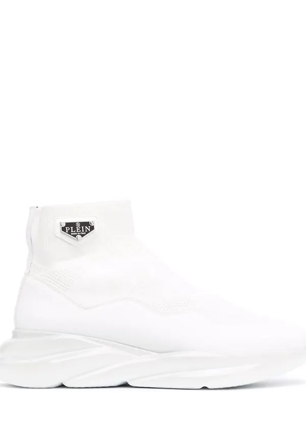 Philipp Plein Skywalker strumpsneakers - Vit
