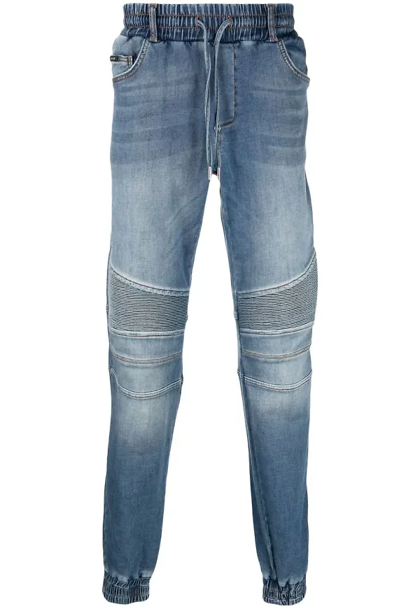 Philipp Plein slim fit-jeans - Blå