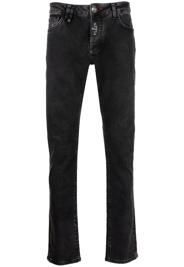 Philipp Plein slim fit-jeans - Grå