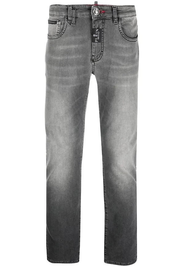 Philipp Plein slim fit-jeans - Svart