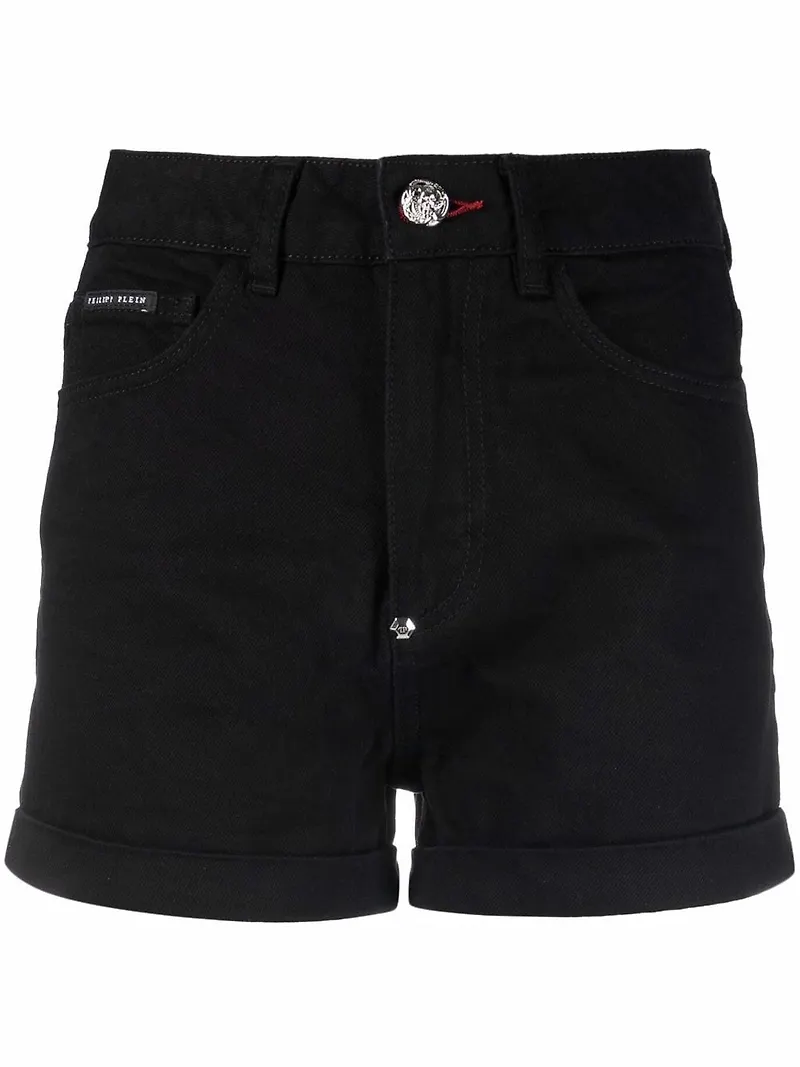 Philipp Plein smala hotpants - Svart