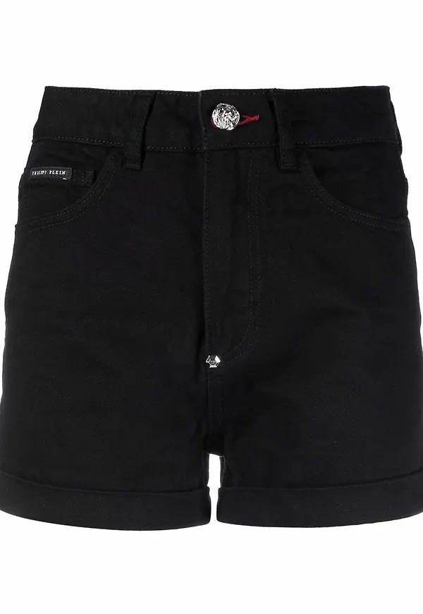 Philipp Plein smala hotpants - Svart