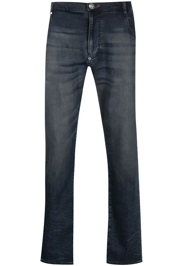 Philipp Plein smala träningsjeans - Blå