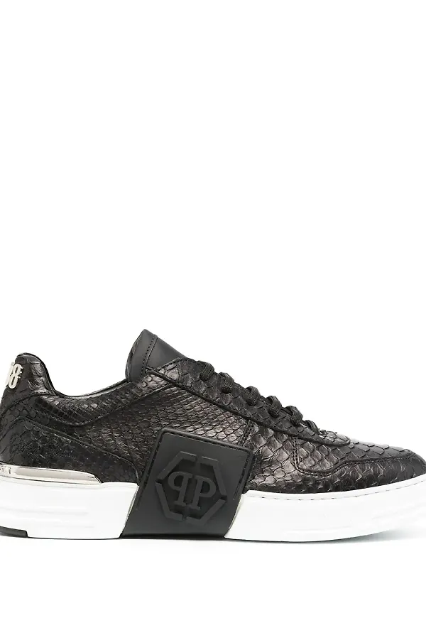 Philipp Plein sneakers med platåsula - Svart
