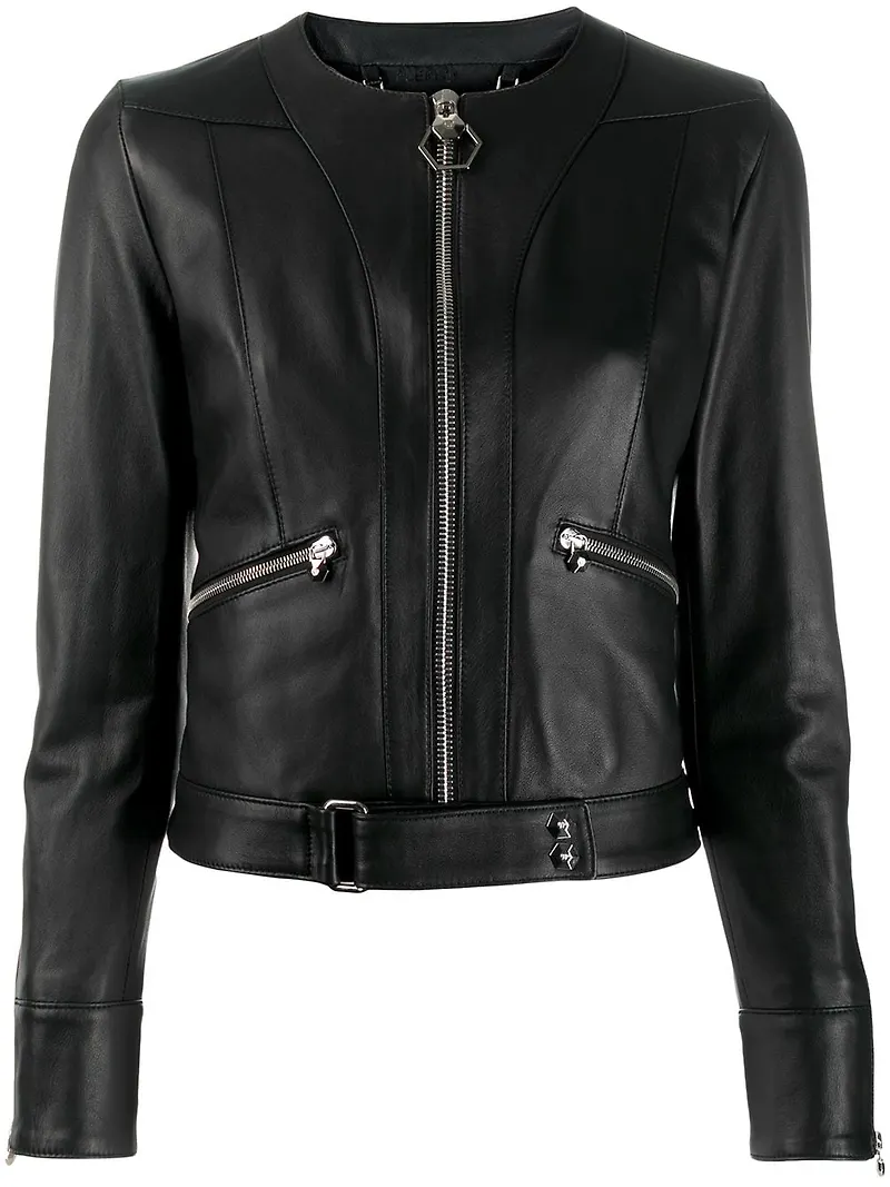 Philipp Plein Statement skinnjacka - Svart