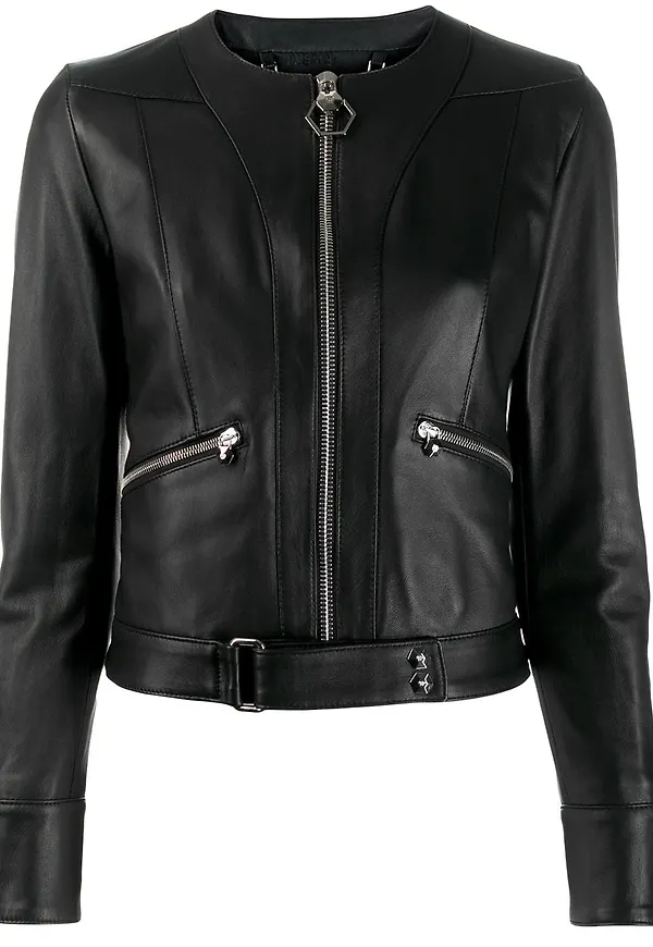 Philipp Plein Statement skinnjacka - Svart