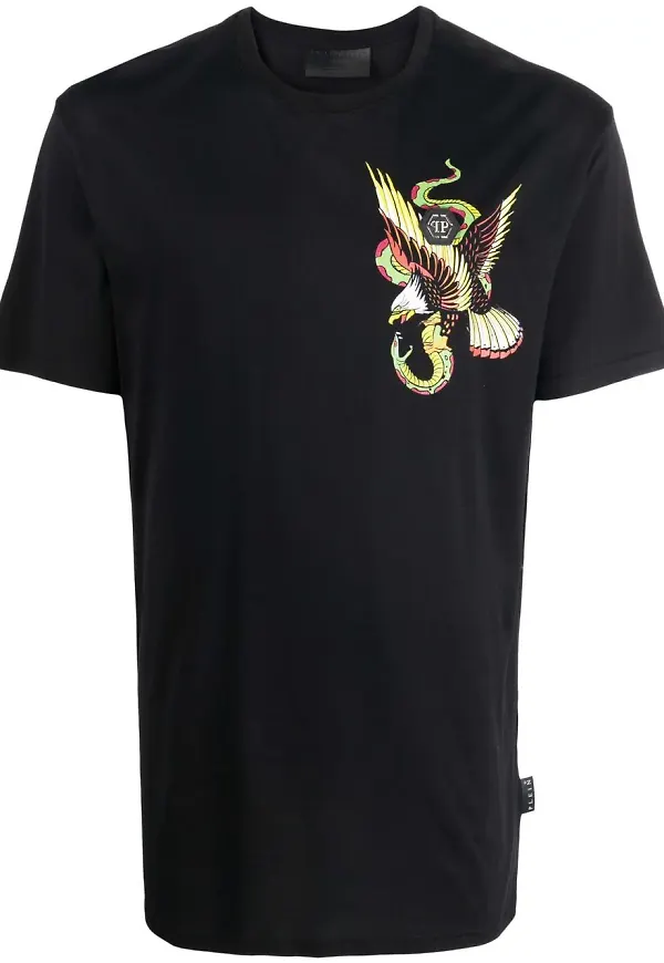 Philipp Plein Stones Gothic Plein t-shirt - Svart