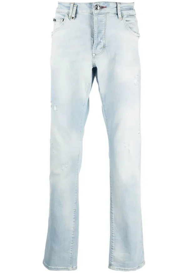 Philipp Plein straight-jeans - Blå