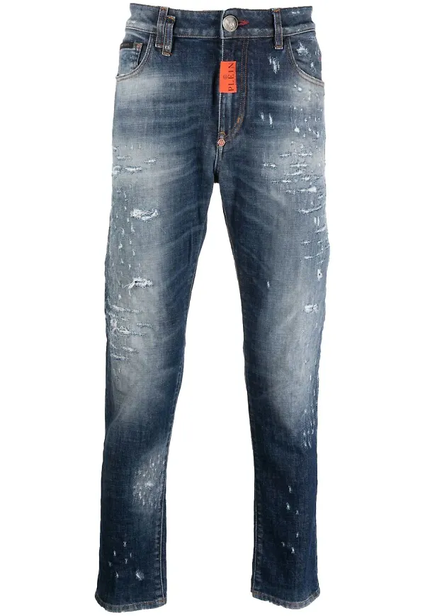 Philipp Plein straight-jeans - Blå