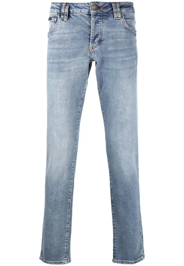 Philipp Plein straight-jeans - Blå