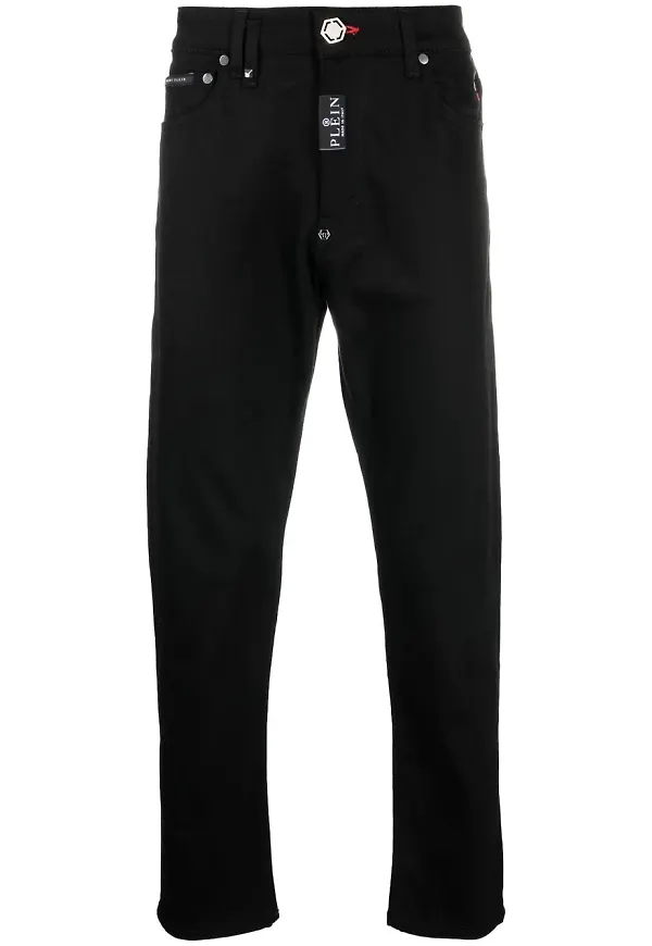 Philipp Plein straight-jeans - Svart