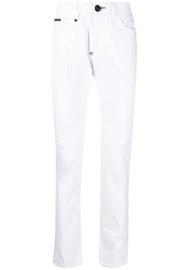 Philipp Plein straight-jeans - Vit