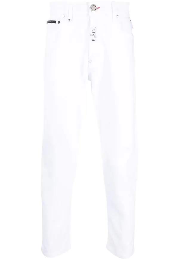 Philipp Plein straight-jeans - Vit
