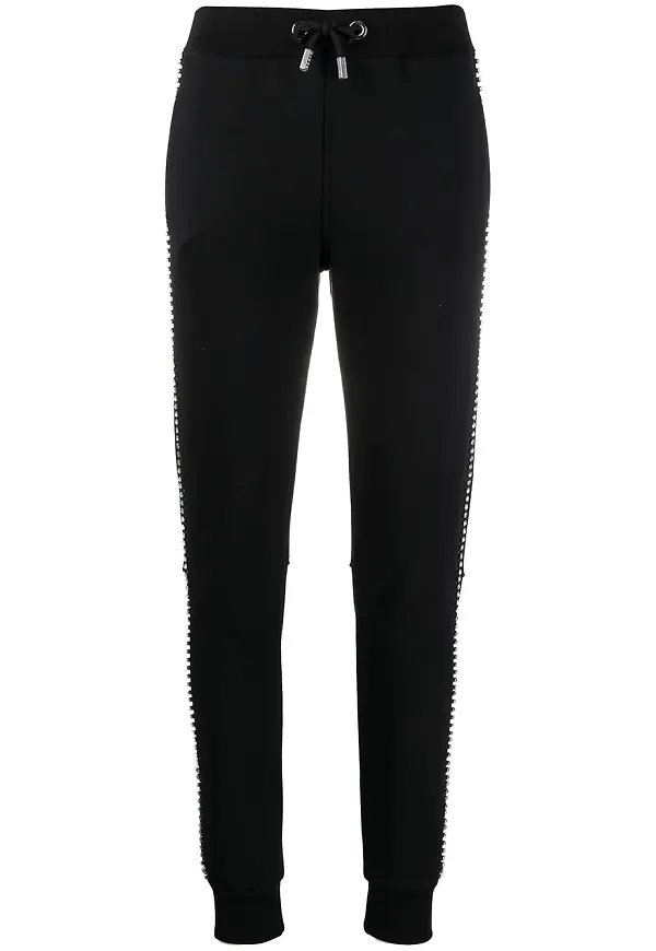 Philipp Plein strassprydda sweatpants - Svart