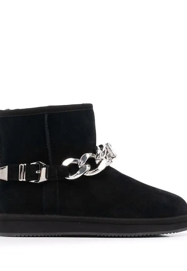 Philipp Plein stövletter med kedja - Svart