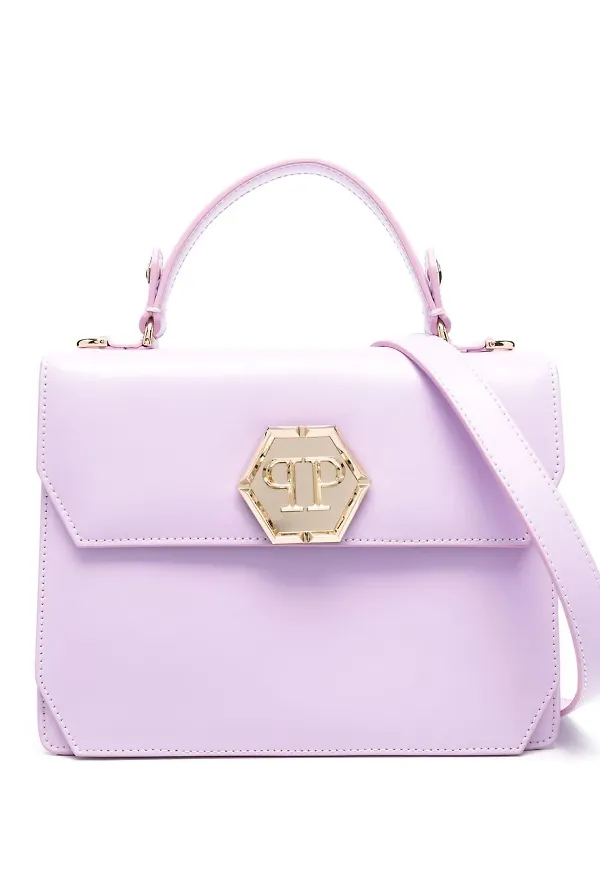 Philipp Plein Superheroin Hexagon totebag - Lila
