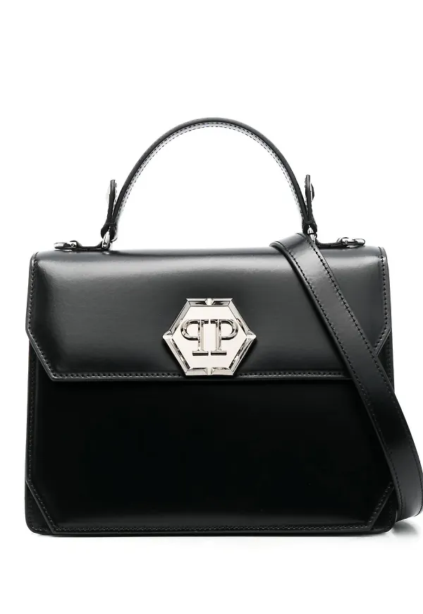 Philipp Plein Superheroin Hexagon totebag - Svart