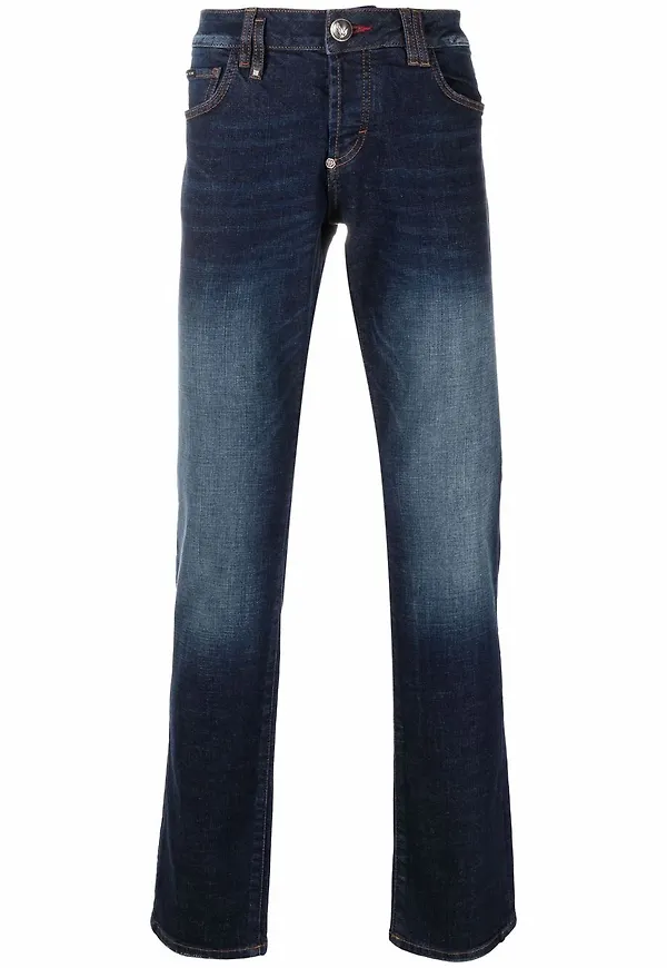 Philipp Plein Supreme Institutional straight-jeans - Blå