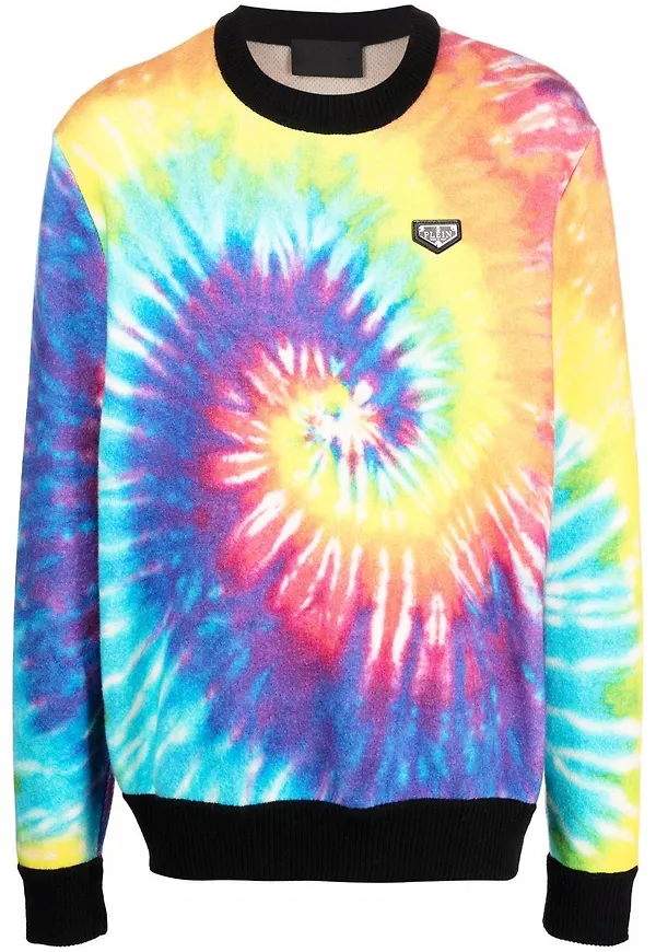 Philipp Plein sweatshirt med dödskalle - Blå