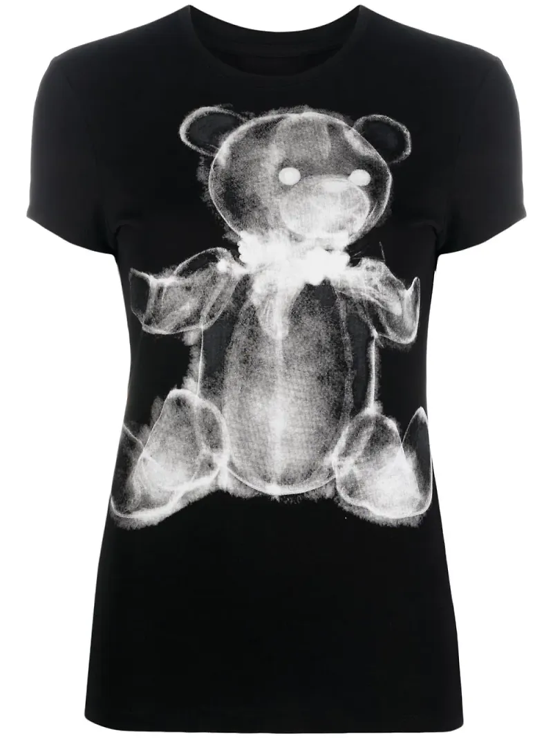 Philipp Plein t-shirt med grafiskt tryck - Svart