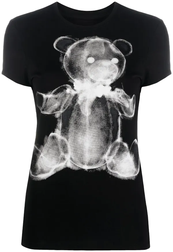 Philipp Plein t-shirt med grafiskt tryck - Svart