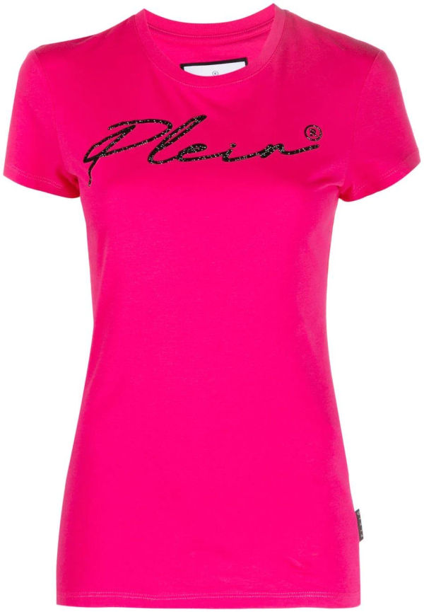 Philipp Plein t-shirt med logotyp - Rosa