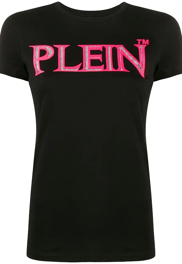 Philipp Plein t-shirt med logotyp - Svart