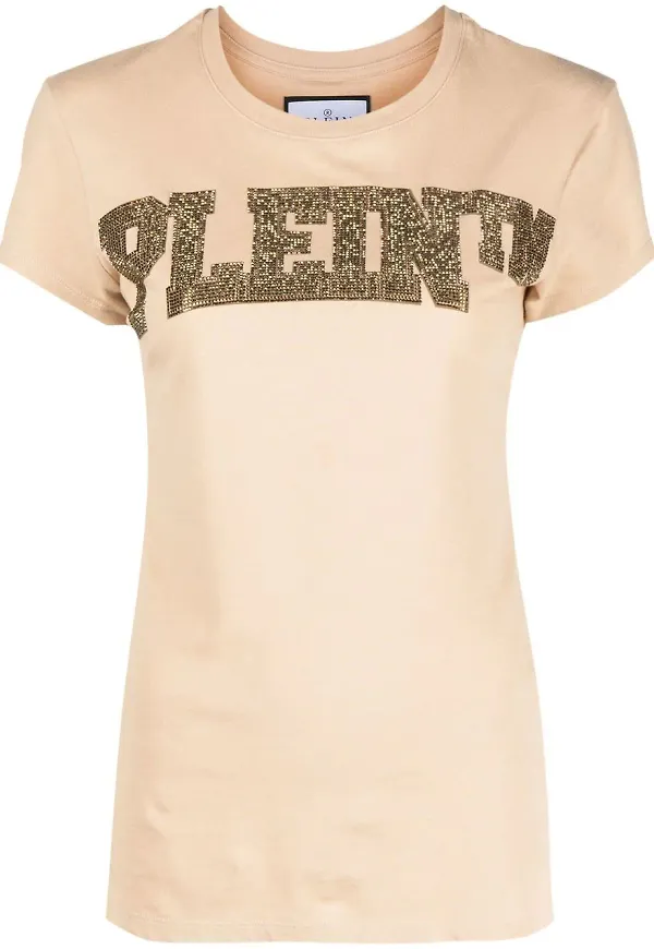 Philipp Plein t-shirt med strass - Neutral