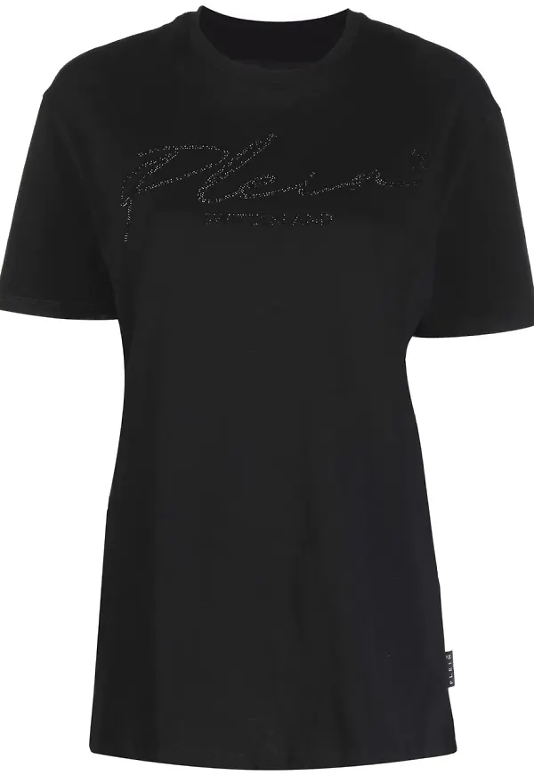 Philipp Plein t-shirt med strass - Svart