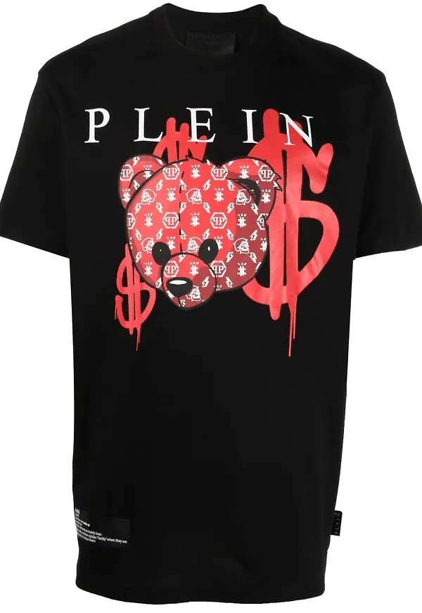 Philipp Plein Teddy t-shirt - Svart
