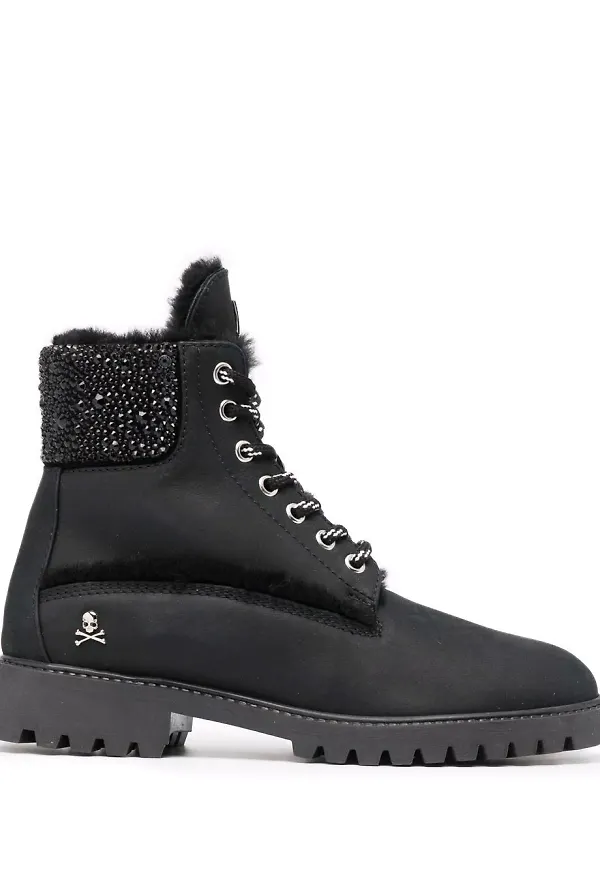 Philipp Plein The Hunter stövlar - Svart