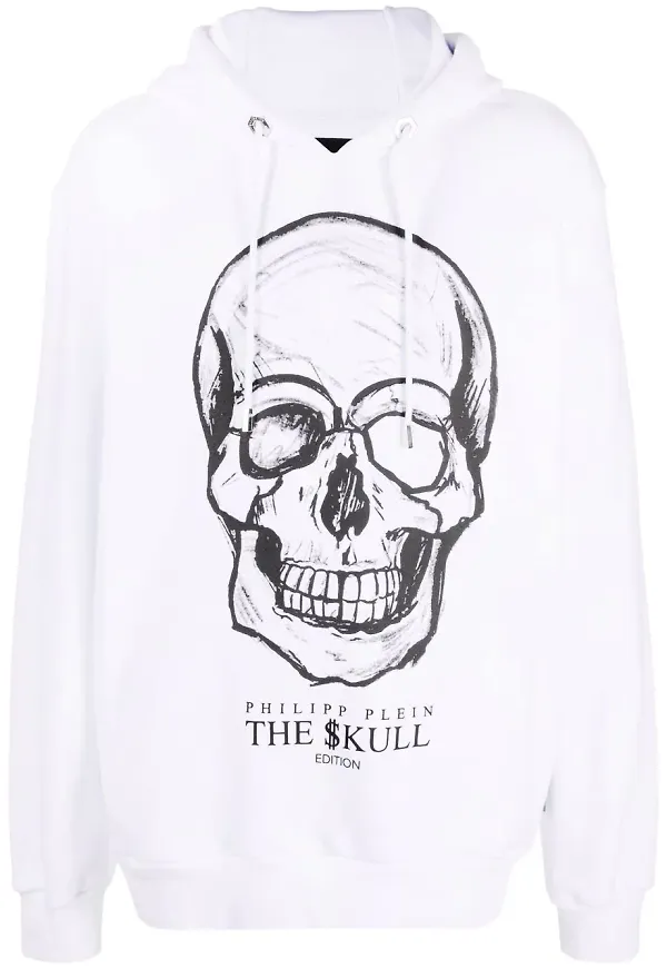 Philipp Plein The Skull hoodie - Vit