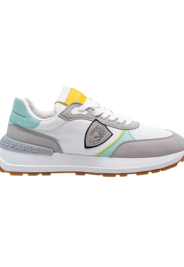 Philippe Model Colour-Block Low-Top Sneakers Vit, Dam