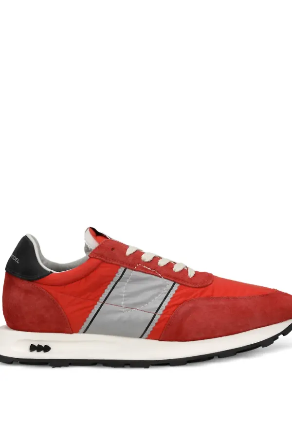 Philippe Model Paris sneakers med panel - Röd