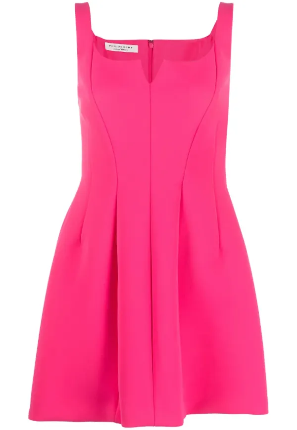 Philosophy Di Lorenzo Serafini veckad miniklänning - Rosa – Farfetch