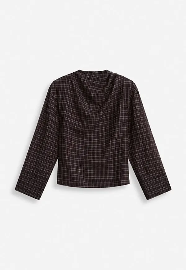Phoebe check blouse