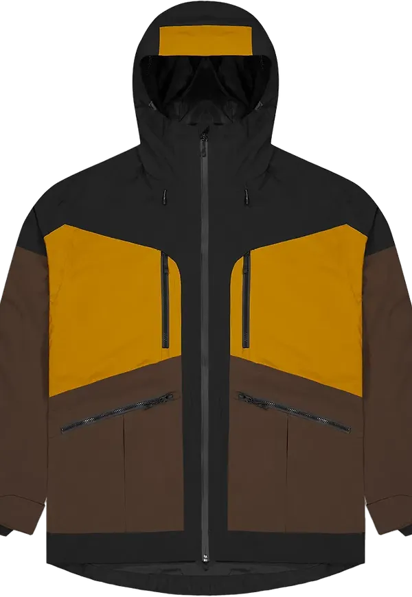 Picture Organic Clothing Men's Naikoon Jacket Black Chicory Honey