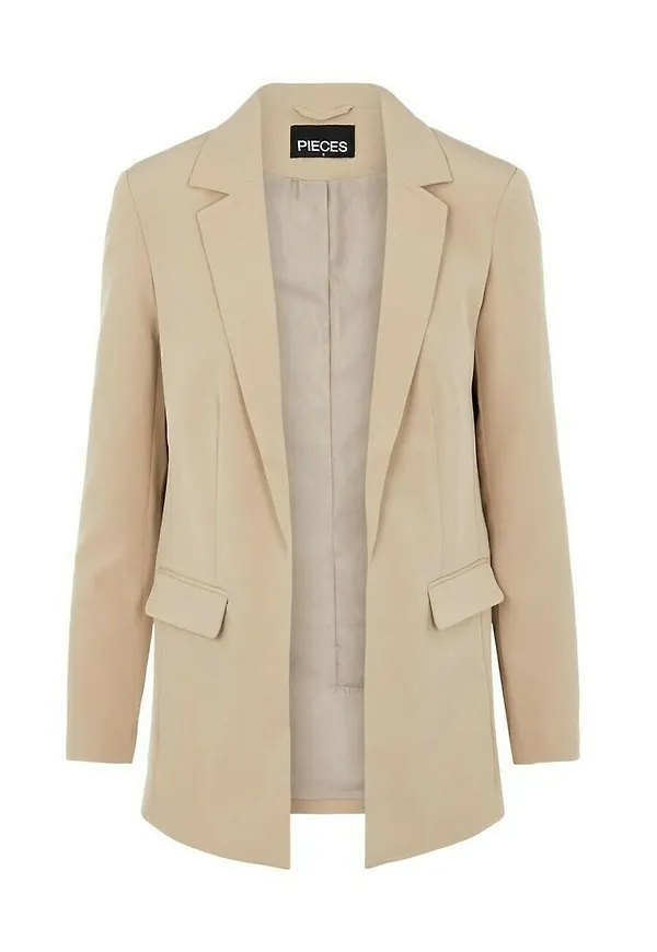 Pieces - Blazer - Beige - Dam - Storlek: Xl,Xs,L,S,M